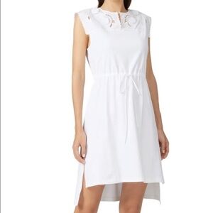 See by Chloe Lace Applique
Drawstring Waist High Low Sleeveless Dress